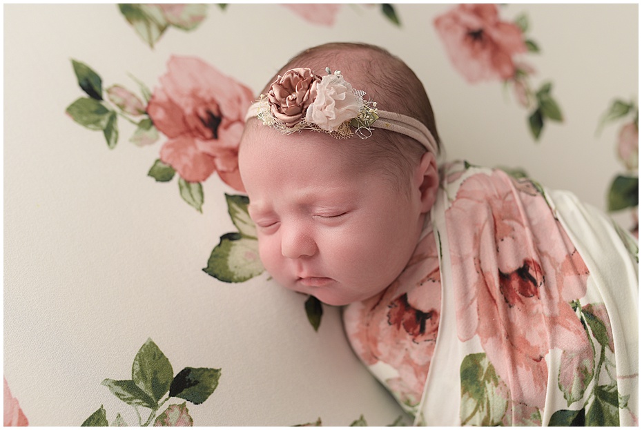 wrapped-floral backdrop-newborn